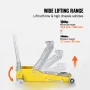 Low Profile Floor Jack 3 Ton (6600 lbs), Heavy Duty Aluminum Hydraulic Racing Floor Jack, Hydraulic Car Jack, Dual Piston Quick 