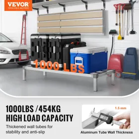 Aluminum Dunnage Rack Stationary Dunnage Rack 48â€ x 20â€ x 8â€ Storage Rack