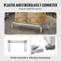 Aluminium Dunnage Rack Stationary Dunnage Rack 48â €  x 20â €