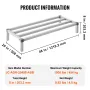 Aluminium Dunnage Rack Stationary Dunnage Rack 48â €  x 20â €