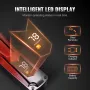 Professional Hair Clipper for Men, Cordless Barber Clipper with 6800RPM Brushless Motor & LED Display, Men's Hair Cutting Groomi