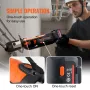Press Tool and Battery Kit, Pro Press Tool, Electric Pipe Crimping Tool with M15, M22, M28 Jaws, Press Tool Kit with 2pcs 18V 4.