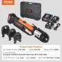 Pro Press Tool Pipe Crimping Kit Press Tool Battery Kit M15 M22