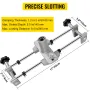 16Pcs Mortice Door Fitting Kit, DBB Lock Mortiser Kit with 3pcs Tungsten Steel Cutters & Accessories,Mortising Jig Tool Hole Saw