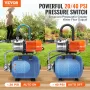 745 W(1 HP) Shallow Well Pump with Pressure Tank, 63 L/min(1000 GPH), Automatic Irrigation Water Booster Pump with 40 m(130 ft) 