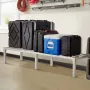 Aluminum Dunnage Rack, 60” x 20” Commercial Food Floor Rack, 12” Off the Floor, 1800 lbs Capacity All-Welded Aluminum Storage Ra