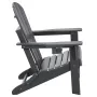 Adirondack Chair Plastic, Set of 2 All-Weather Portable Folding Fire Pit Chair, Outdoor Adirondack Patio Chair with Cup Holder, 