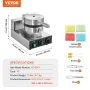 Kommerciel vaffelproducent Round Waffle Iron Baker Machine