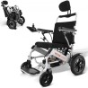 Foldable Electric Wheelchair Motorized 300 lbs Adjustable Backrest 20 in W