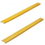 Pallet Fork Extensions, 84" Length 5.5" Width, Heavy Duty Carbon Steel Fork Extensions for Forklifts, 1 Pair Forklift