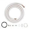 Mini Split Line Set 6.4x9.5 x4876.8mm Copper Tubing AC w/ Connection Cable