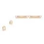 Wall Mounted Cat Shelves, Cat Wall Shelves and Perches with Jumping Posts & Hammocks, Cat Furniture Set up to 40 lbs, Removable 