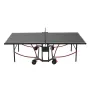 Ping Pong Table, Professional Table Tennis Game, Indoor/Outdoor All Weather Aluminum Table Tennis Table, Portable Foldable Table