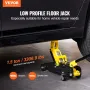 Low Profile Floor Jack 1.5 Ton (3300 lbs), Heavy Duty Iron Hydraulic Racing Floor Jack, Hydraulic Car Jack, Single Piston Quick 