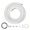 Mini Split Line Set 6.4x9.5 x7620mm Copper Tubing AC w/ Connection Cable