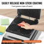 4PCS COMMERCIAL Waffle Maker Round Waffle Iron Machine 1750W