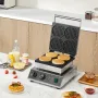 4PCS COMMERCIAL Waffle Maker Round Waffle Iron Machine 1750W