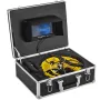 50M Sewer Inspection Camera 7 Inch Monitor LCD DVR Waterproof Pipeline Drain Inspection System Camera Kit with 8G SD Card (50M 7