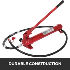 10Ton Power Hydraulic Jack Holder Bodywork Repair Kit for Auto Car Repair Tool with 1.4M Hose Lift Ram Portable