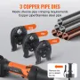 Pro Press Tool Pipe Crimping Kit Press Tool Battery Kit V15 V22