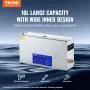 10L Ultrasonic Gun Cleaner, 300W Professional Ultra Sonic Cleaning Machine with Timer & Heater, 40kHz Digital Ultrasonic Cleaner
