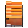 Filvægstativ Mesh Wall File Holder 1-stykke 6 Lommer til