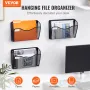 File vægstativ Mesh Wall File Holder 3-delt 1 lomme til kontor