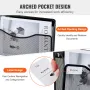 File vægstativ Mesh Wall File Holder 3-delt 1 lomme til kontor
