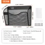 File vægstativ Mesh Wall File Holder 3-delt 1 lomme til kontor