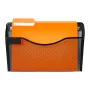 File Wall Rack, Three-Piece 1 Pocket Mesh Wall File Holder, Wall Mounted Magazine Mail Paper & Document Storage Folder, Metal Wa