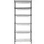 Plant Stand with Grow Light, 6 Tiers, 192W DIY Metal Plant Shelf with Grow Lamp, Indoor Grow Light Shelf with Adjustable Rack & 