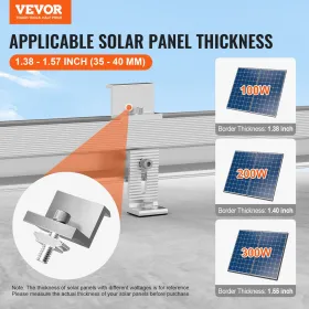 Solar Panel Mounting Brackets Solar Panel Mounting Kit for Various Roofs