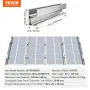 Solar Panel Mounting Brackets, Solar Panel Mount Kit with 10 x 4" Mini Rails, 4 End Clamps and 6 Mild Clamps, Solar Panel Mount 
