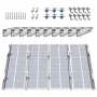 Solar Panel Mounting Brackets, Solar Panel Mount Kit with 10 x 4" Mini Rails, 4 End Clamps and 6 Mild Clamps, Solar Panel Mount 
