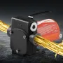 Fuel Transfer Pump, 12V DC 19L/min(5.3 GPM) 75W(1/10 HP), Portable Electric Diesel Transfer Pump with Auto Shut-Off Fuel Nozzle,