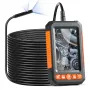 Endoscope Camera with Lights Dual Lens Borescope 1499.6 cm Cable 10.9 cm Screen