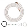 Mini Split Line Set 9.5x15.9 x4876.8mm Copper Tubing AC w/ Connection Cable