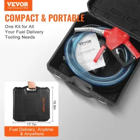 Brændstofoverførselspumpe 12V 10 gpm 1/4 hk dieselpumpe med