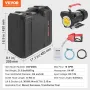 Fuel Transfer Pump, 12V DC 38 L/min(10 GPM) 186W(1/4 HP), Portable Electric Diesel Transfer Pump with Automatic Shut-Off Fuel No