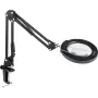 Magnifying Floor Lamp, 5X Standing Magnifying Glass with Light, Height Adjustable Floor Magnifier with Light, Flexible Arm, 3-in