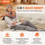Far Infrared Heating Pad, 54 Natural Jade & 30 Tourmaline Stones Heating Pad for Neck & Shoulder Pain Relief, 103 - 159 ℉ Heatin