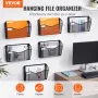 Filvægstativ Mesh Wall File Holder 6-stykke 1 Lomme til Office