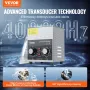 2L Ultrasonic Cleaner with Heater Timer & Basket, Professional Digital Sonic Cavitation Machine, 60W Cleaning Machine for Watch 