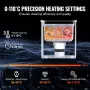2L Ultrasonic Cleaner with Heater Timer & Basket, Professional Digital Sonic Cavitation Machine, 60W Cleaning Machine for Watch 