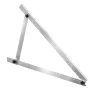 2 Sets Solar Panel Mounting Brackets 45-Inch, 0 to 90° Adjustable Tilt Mount Brackets Support 100-400W Solar Panels, Lightweight