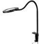 Magnifying Floor Lamp, 5X Standing Magnifying Glass with Light, Height Adjustable Floor Magnifier with Light, Flexible Gooseneck