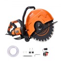 16'' Electric Concrete Saw Wet/Dry Saw Cutter with Water Pump and Blade