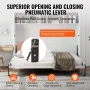 Murphy Bed Kit, Full Size, Deluxe DIY Wall Bed Mechanical Hardware Kit, Pneumatic Lever Heavy Duty Bed Frame Support, Folding Ca