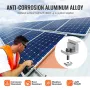 Solpanel Z-monteringsbeslag 35-50 mm justerbare beslag