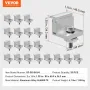 Solar Panel Z Mounting Brackets, 35-50mm Adjustable Solar Panel End Clamps, Lightweight Anodized Aluminum Solar Panel Mount Z Br
